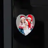 Magnes akrylowy ze zdjęciem na lodówkę serce full foto