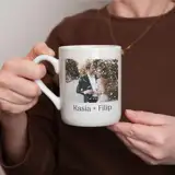 Kubek ze zdjęciem dla par na podziękowanie prezent na ślub