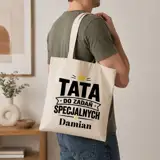 Torba na zakupy z nadrukiem imieniem dla Taty
