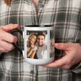 Kubek czarny ze zdjęć Twój nadruk grafika