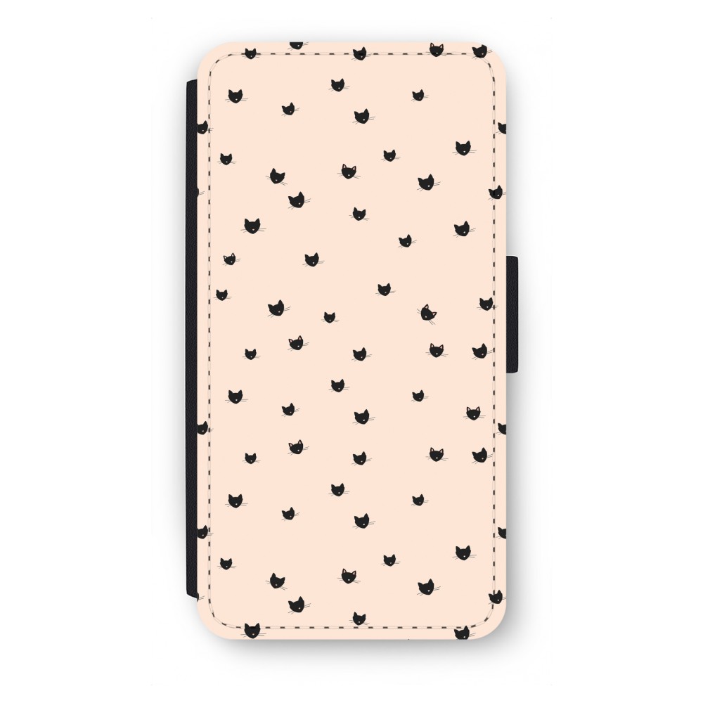 Huawei Ascend P10 Flip Hoesje Kleine Kattenkopjes huawei kopen in de aanbieding