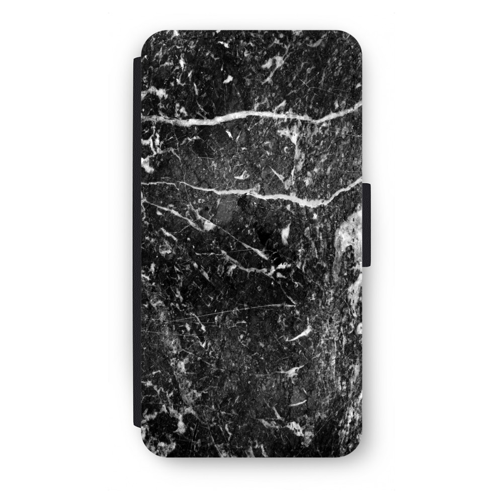 Huawei Ascend P10 Flip Hoesje Zwart Marmer huawei kopen in de aanbieding