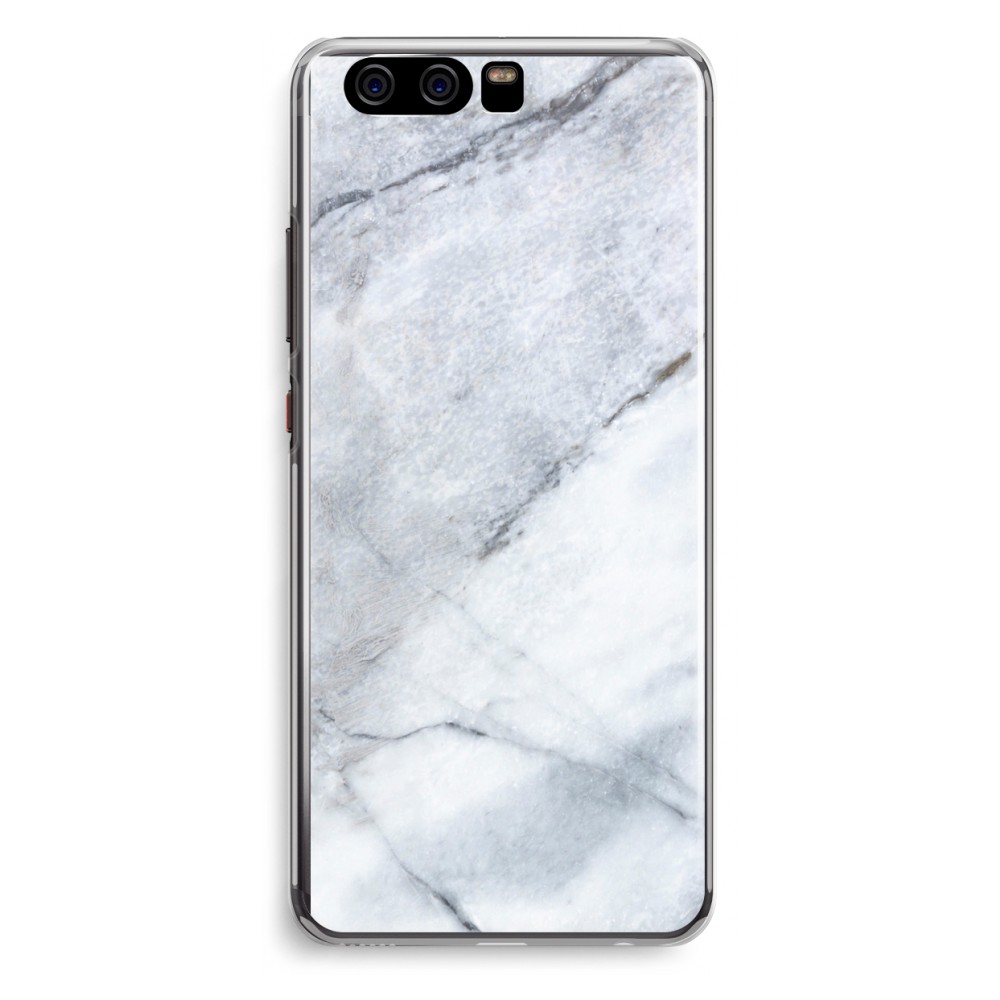 Huawei P10 Transparant Hoesje Soft Witte Marmer huawei kopen in de aanbieding