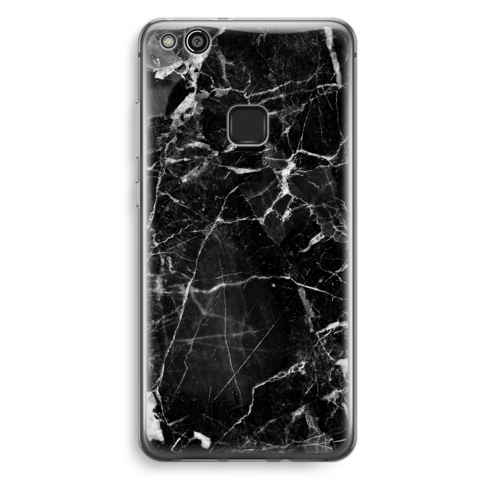 Huawei Ascend P10 Lite Transparant Hoesje Soft Zwart Marmer 2 huawei kopen in de aanbieding