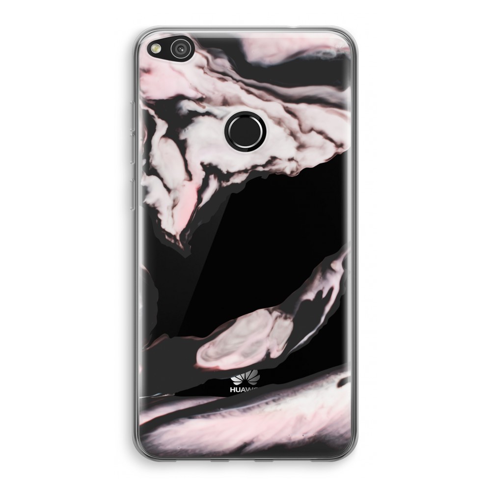 Huawei Ascend P8 Lite 2017 Transparant Hoesje Soft Roze Stroom huawei kopen in de aanbieding