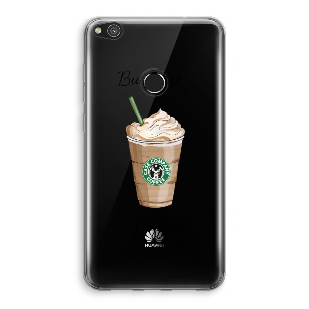 Huawei Ascend P8 Lite 2017 Transparant Hoesje Soft But First Coffee huawei kopen in de aanbieding