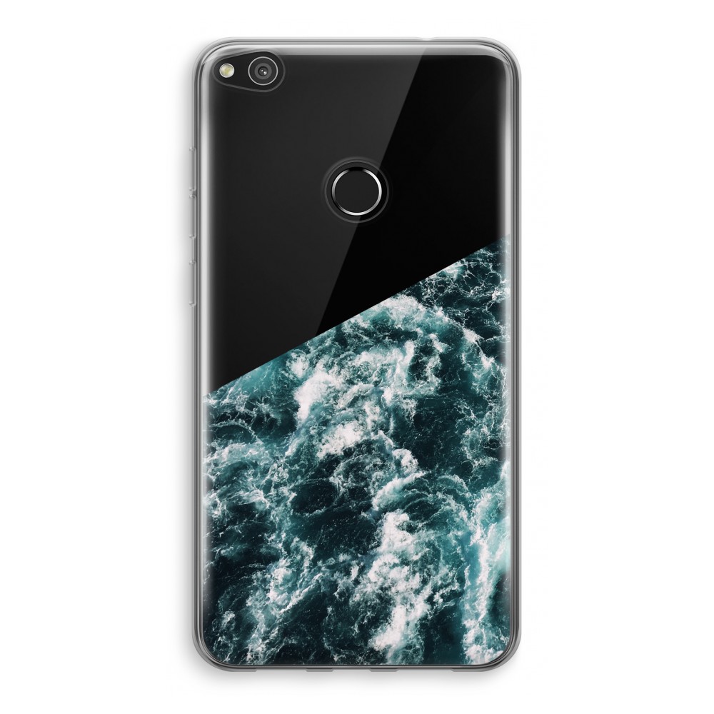 Huawei Ascend P8 Lite 2017 Transparant Hoesje Soft Zee Golf huawei kopen in de aanbieding