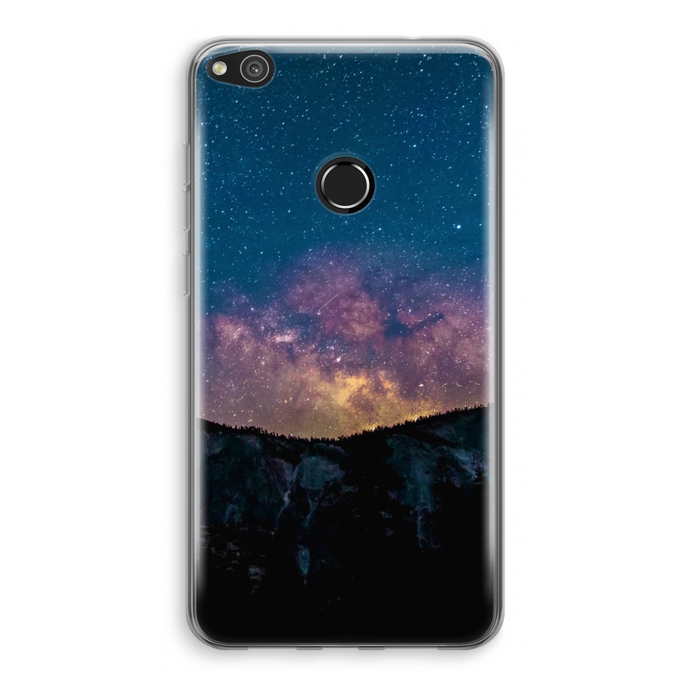 Huawei Ascend P8 Lite 2017 Transparant Hoesje Soft Travel To Space huawei kopen in de aanbieding