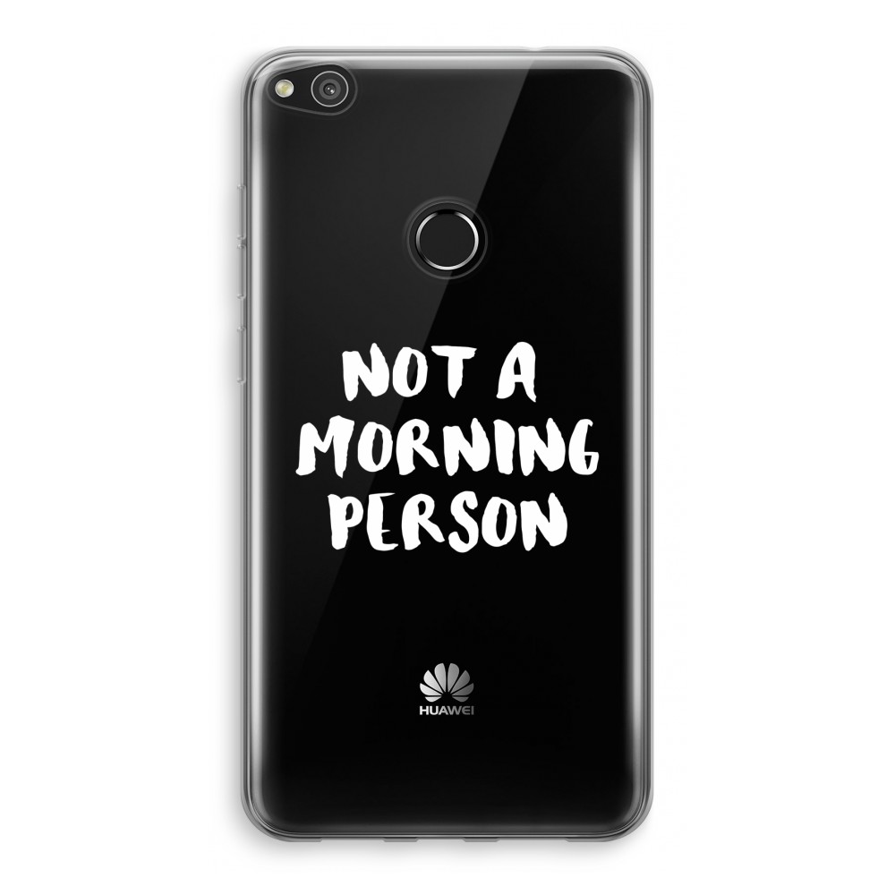 Huawei Ascend P8 Lite 2017 Transparant Hoesje Soft Morning Person huawei kopen in de aanbieding