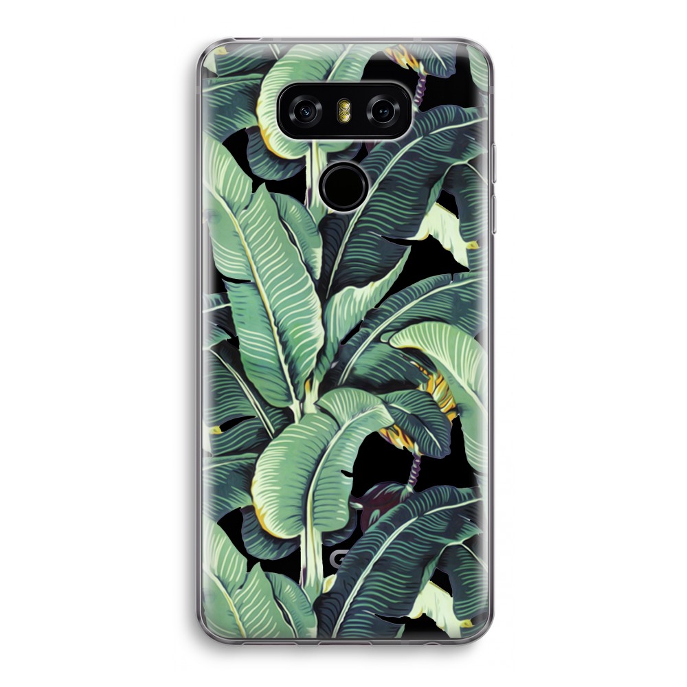 Lg G6 Transparant Hoesje Soft Bananenbladeren lg kopen in de aanbieding