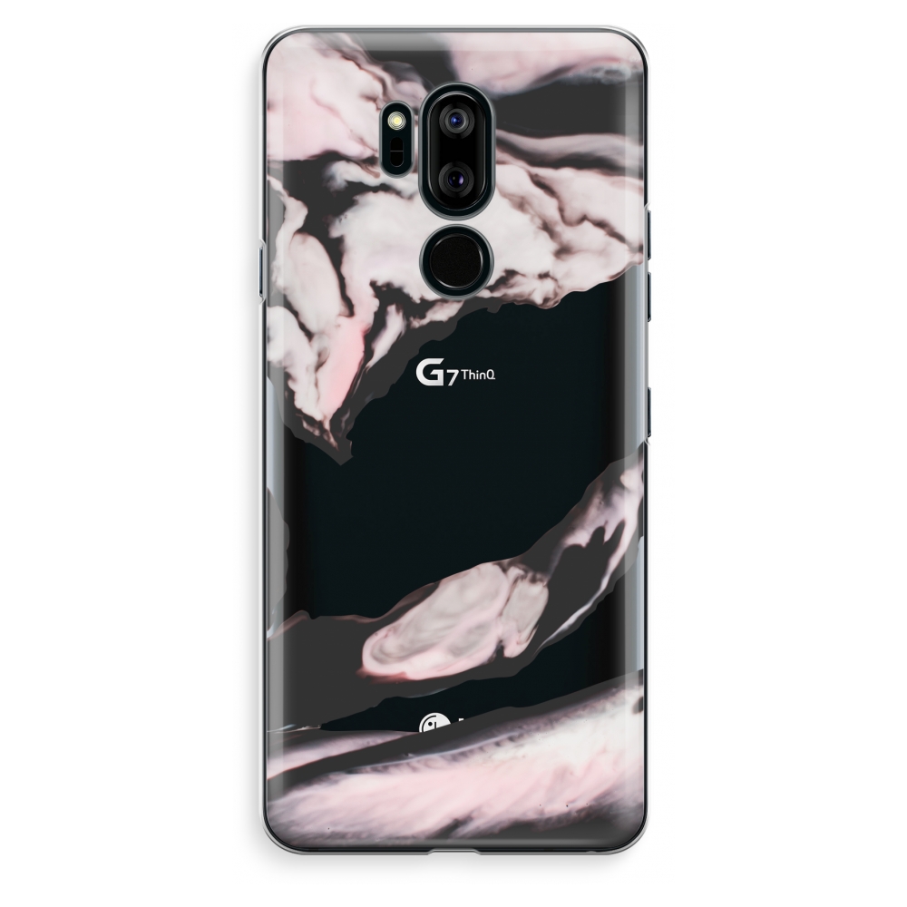 Lg G7 Thinq Transparant Hoesje Soft Roze Stroom lg kopen in de aanbieding