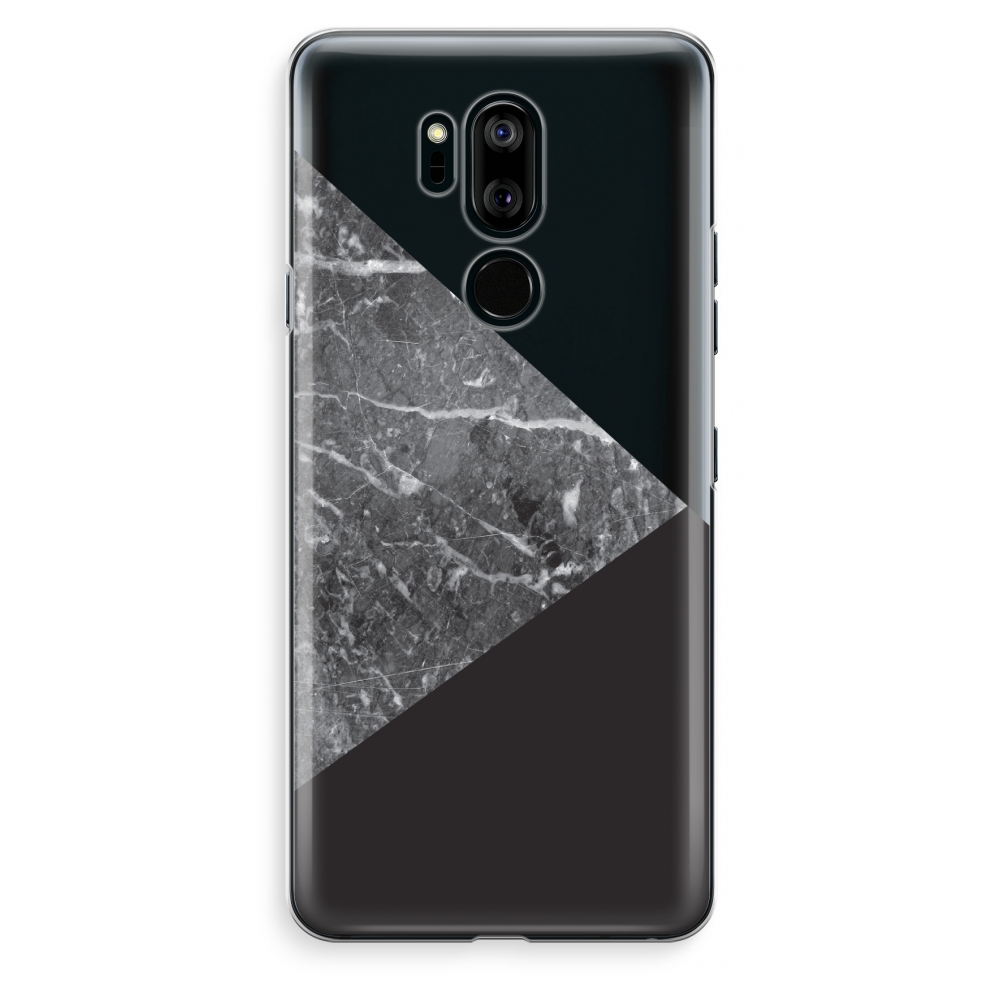 Lg G7 Thinq Transparant Hoesje Soft Combinatie Marmer lg kopen in de aanbieding