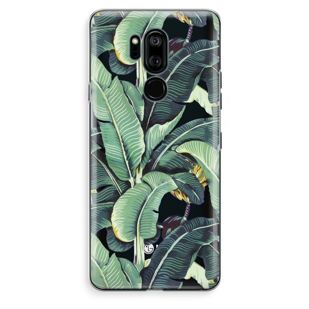 Lg G7 Thinq Transparant Hoesje Soft Bananenbladeren lg kopen in de aanbieding
