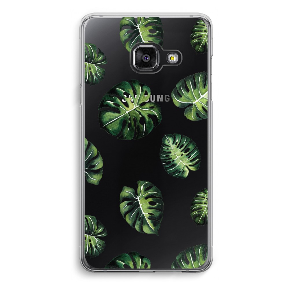 Samsung A3 2017 Transparant Hoesje Soft Tropische Bladeren samsung kopen in de aanbieding Samsung A3 2017 Transparant Hoesje Soft Tropische Bladeren samsung kopen in de aanbieding