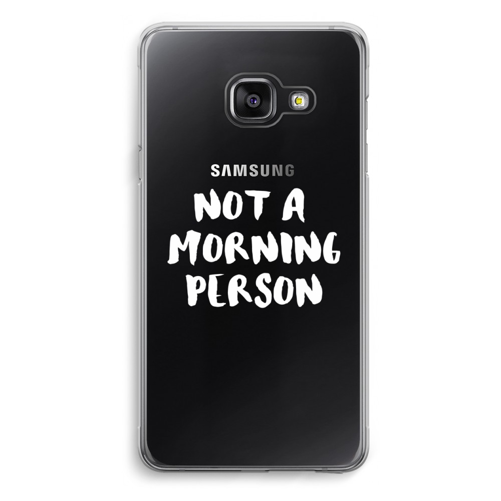 Samsung A3 2017 Transparant Hoesje Soft Morning Person samsung kopen in de aanbieding