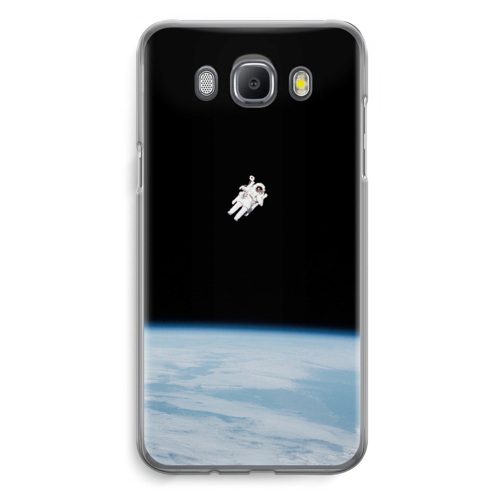 Samsung Galaxy J5 2016 Transparant Hoesje Soft Alone In Space samsung kopen in de aanbieding