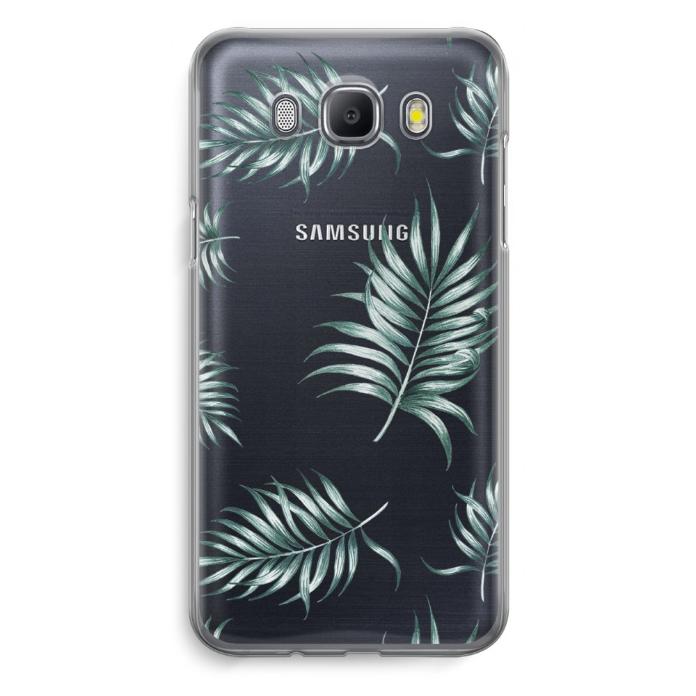Samsung Galaxy J5 2016 Transparant Hoesje Soft Simple Leaves samsung kopen in de aanbieding