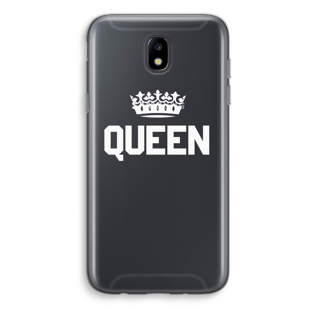 Samsung Galaxy J5 2017 Transparant Hoesje Soft Queen Zwart samsung kopen in de aanbieding