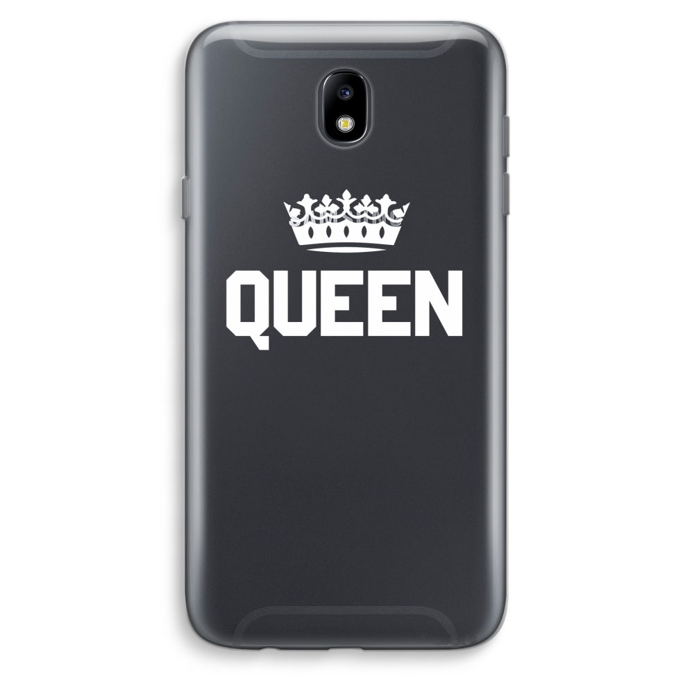 Samsung Galaxy J7 2017 Transparant Hoesje Soft Queen Zwart samsung kopen in de aanbieding