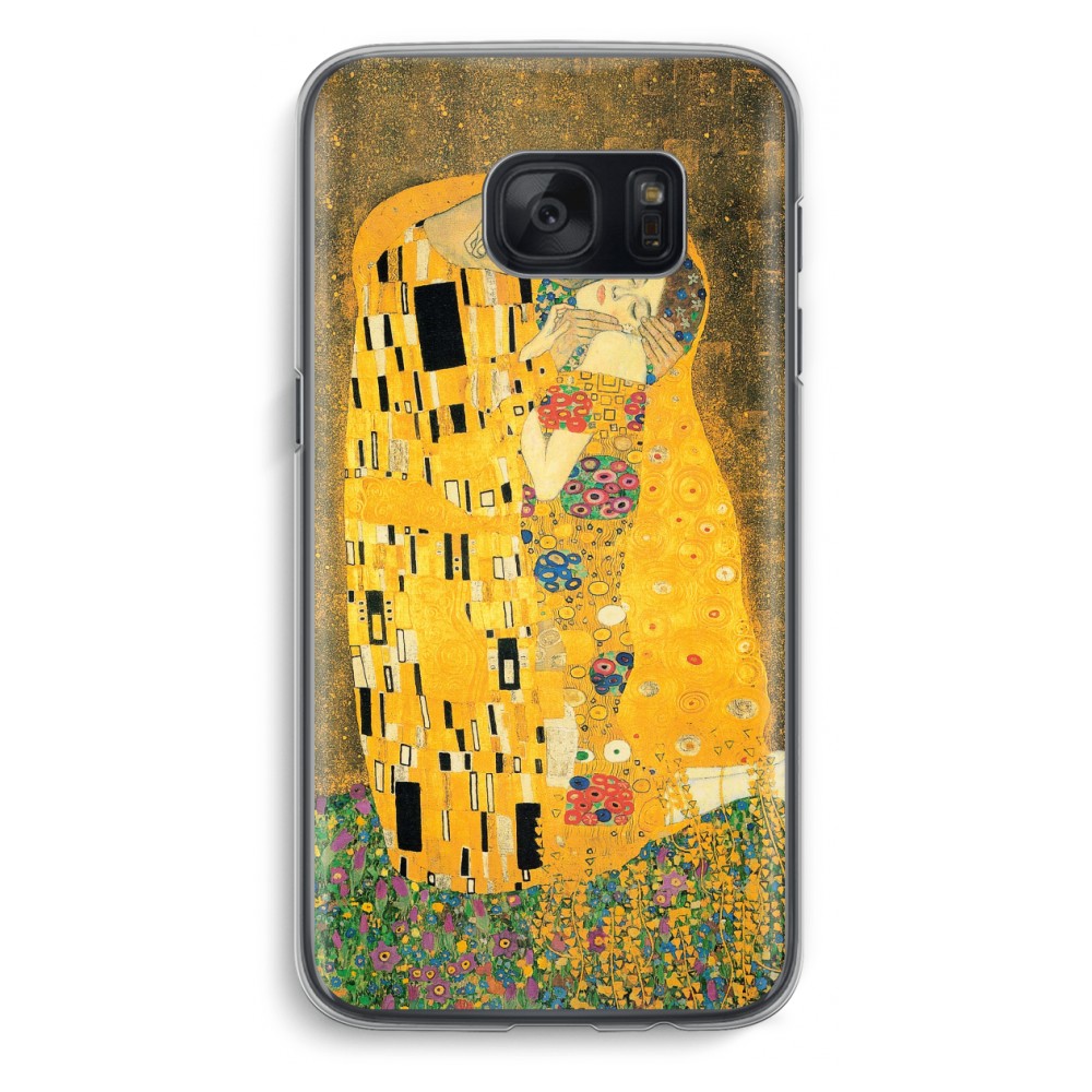 Samsung Galaxy S7 Transparant Hoesje Soft Der Kuss samsung kopen in de aanbieding