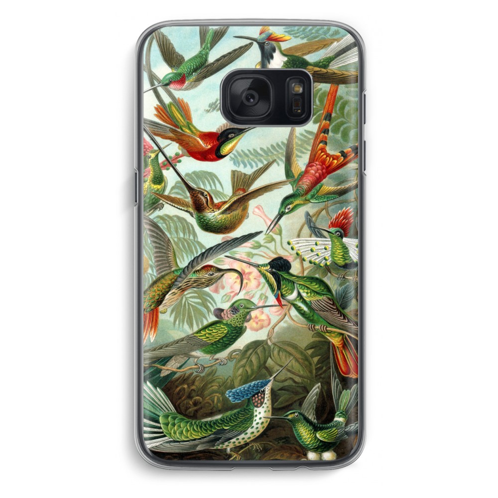 Samsung Galaxy S7 Transparant Hoesje Soft Haeckel Trochilidae samsung kopen in de aanbieding