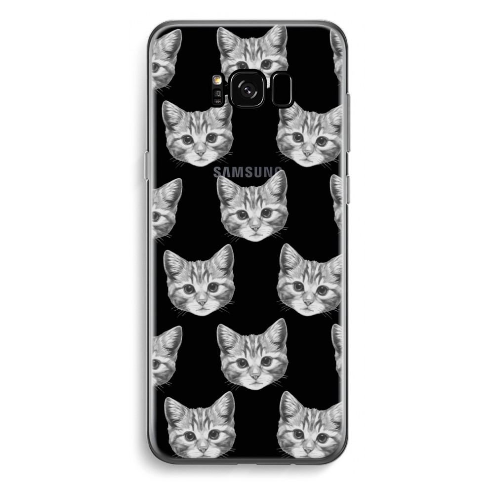 Samsung Galaxy S8 Transparant Hoesje Soft Kitten samsung kopen in de aanbieding