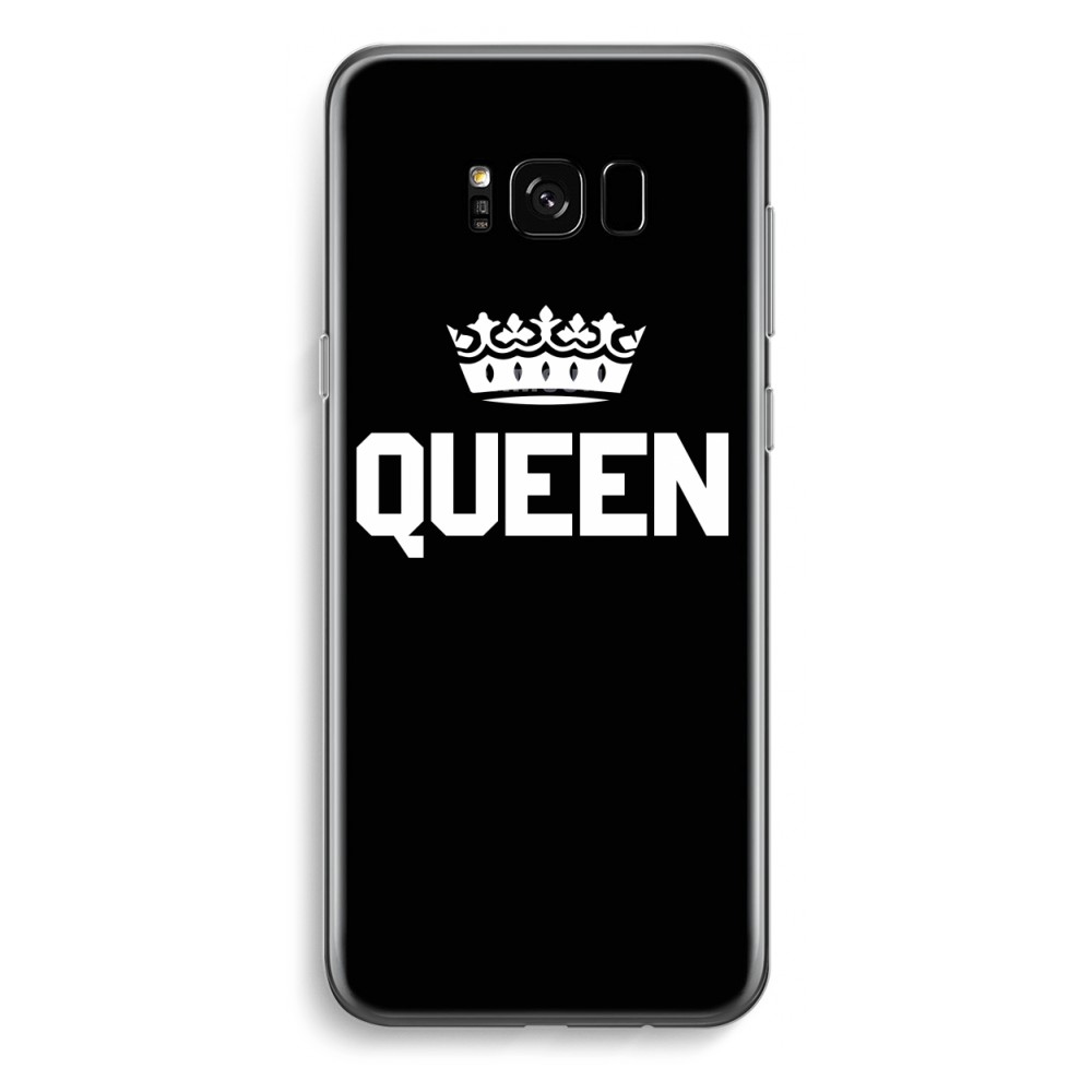 Samsung Galaxy S8 Transparant Hoesje Soft Queen Zwart samsung kopen in de aanbieding