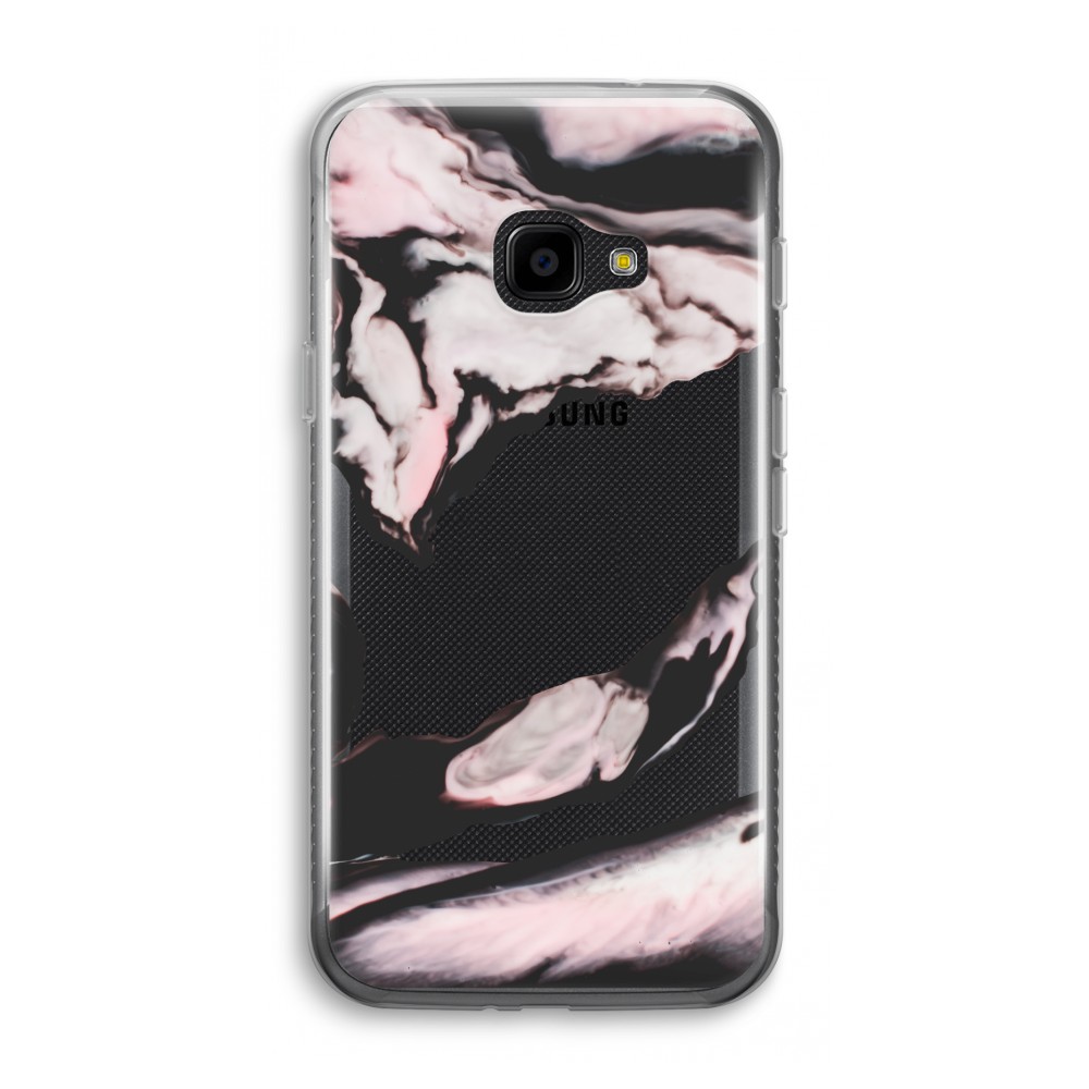 Samsung Galaxy Xcover 4 Transparant Hoesje Soft Roze Stroom samsung kopen in de aanbieding