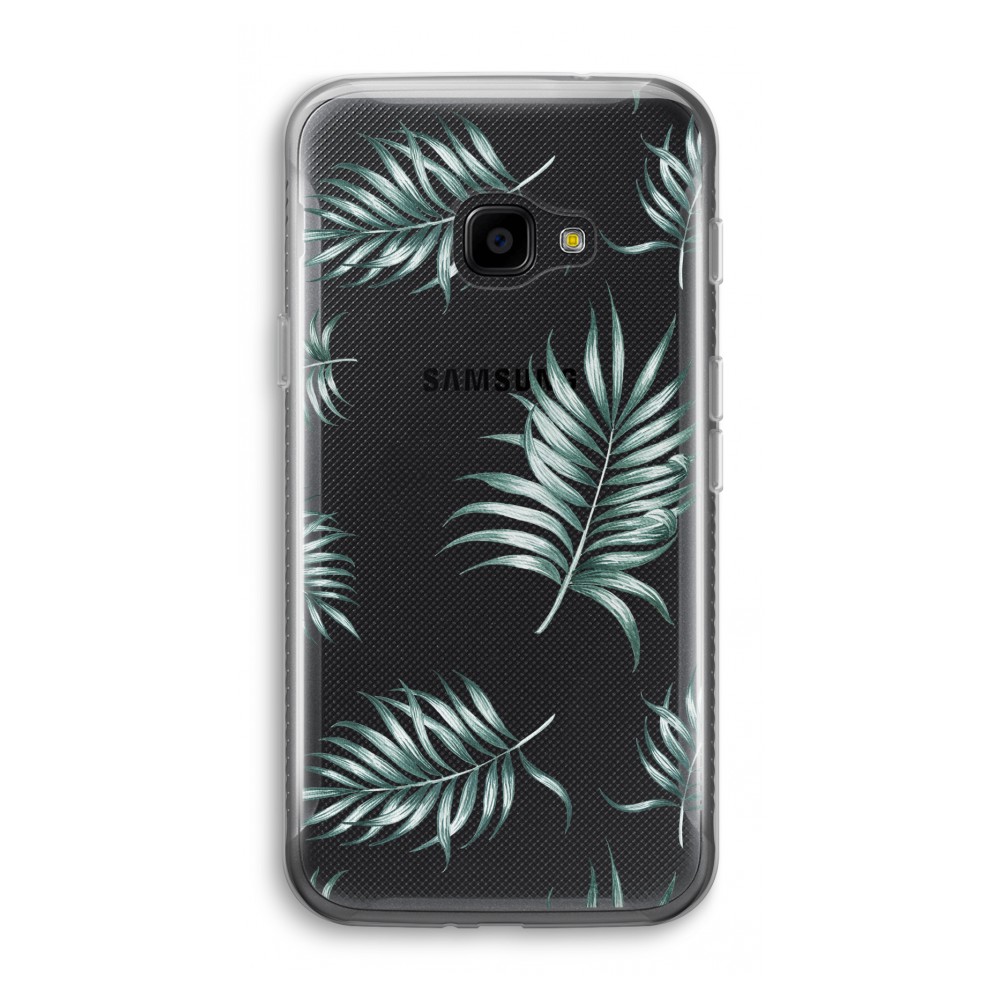 Samsung Galaxy Xcover 4 Transparant Hoesje Soft Simple Leaves samsung kopen in de aanbieding