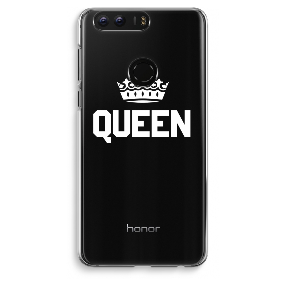 Honor 8 Transparant Hoesje Soft Queen Zwart honor kopen in de aanbieding