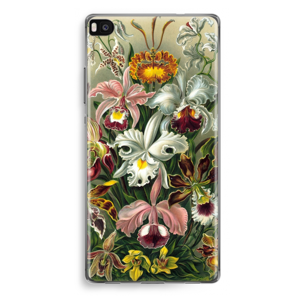 Huawei Ascend P8 Transparant Hoesje Soft Haeckel Orchidae huawei kopen in de aanbieding