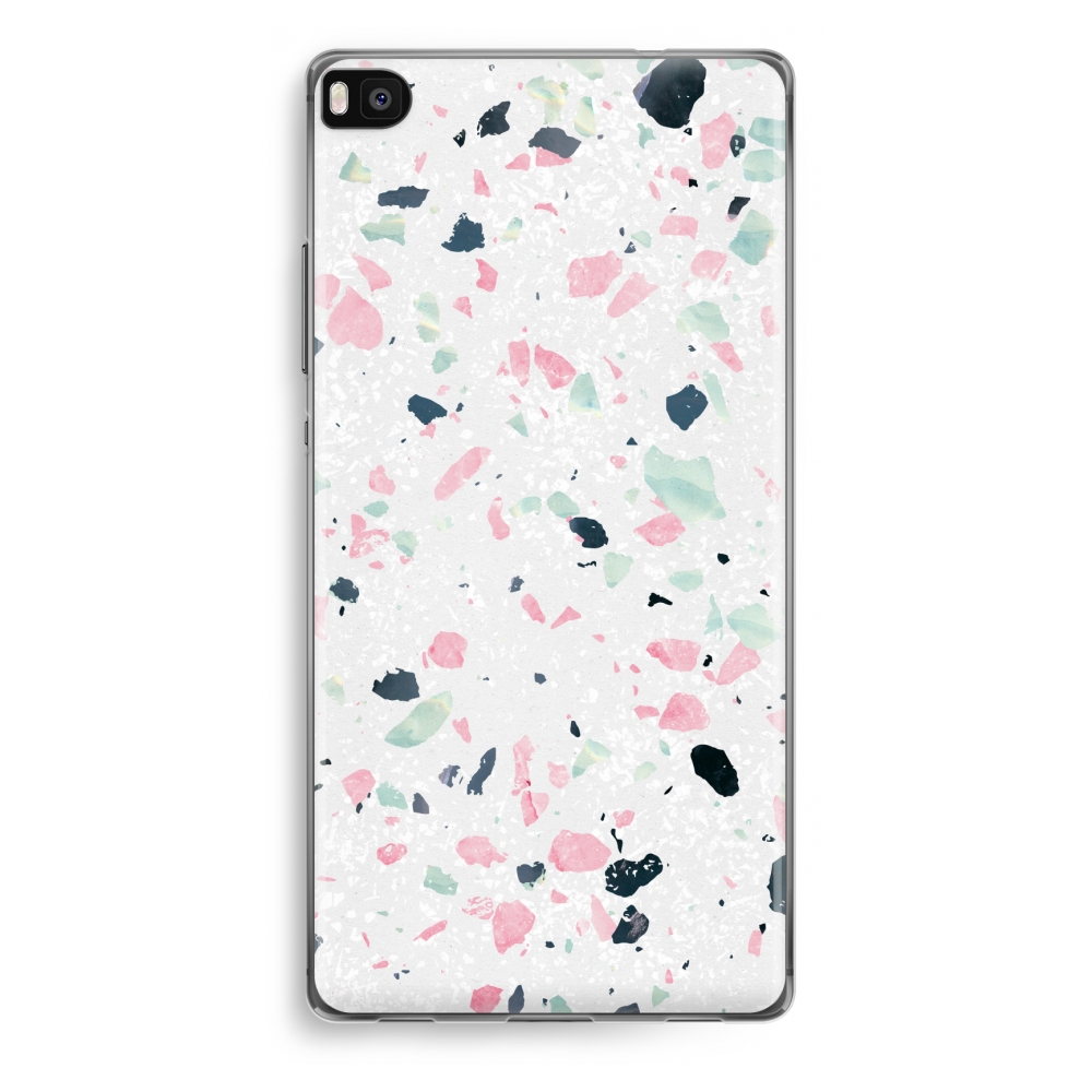 Huawei Ascend P8 Transparant Hoesje Soft Terrazzo N Graden 3 huawei kopen in de aanbieding