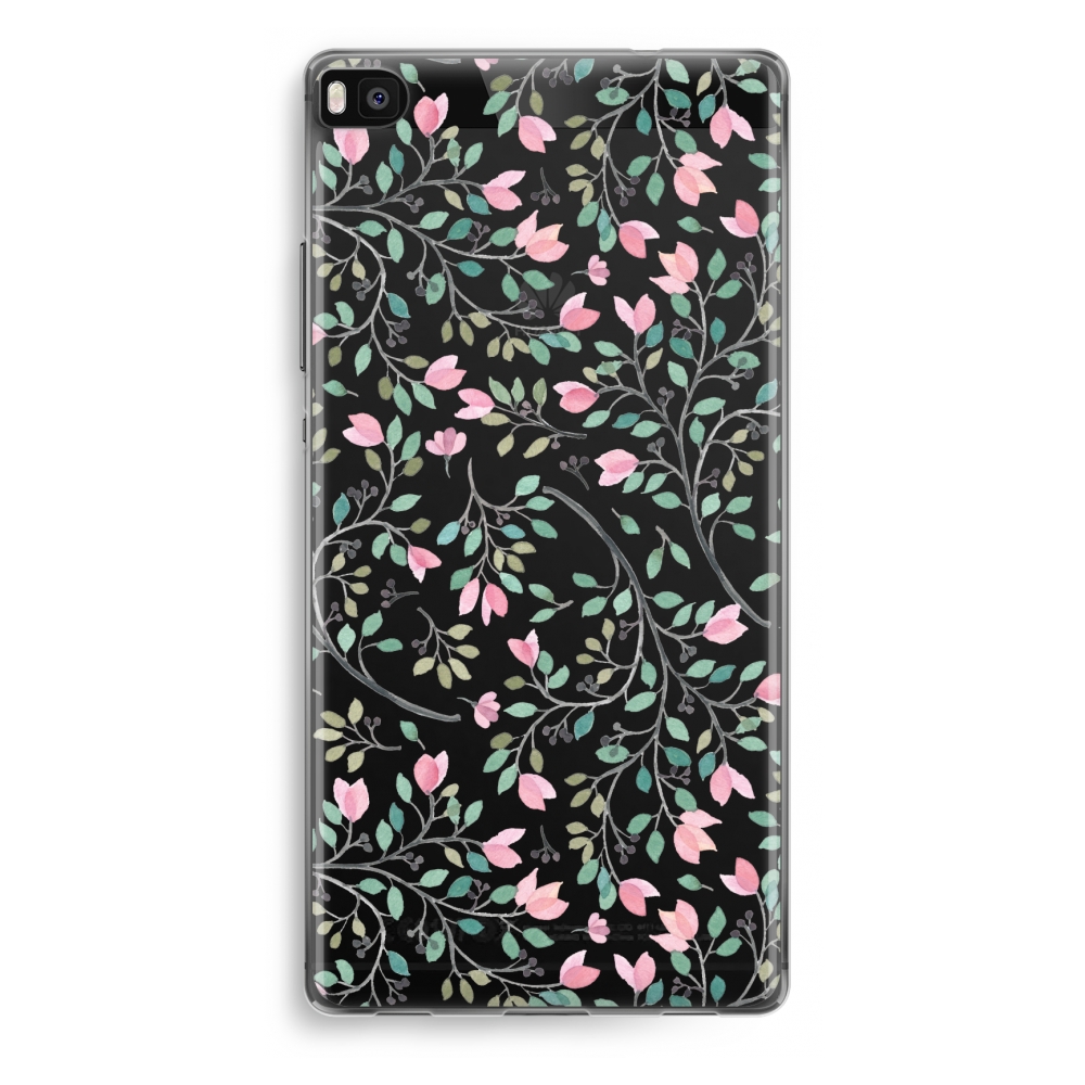 Huawei Ascend P8 Transparant Hoesje Soft Sierlijke Bloemen huawei kopen in de aanbieding Huawei Ascend P8 Transparant Hoesje Soft Sierlijke Bloemen huawei kopen in de aanbieding