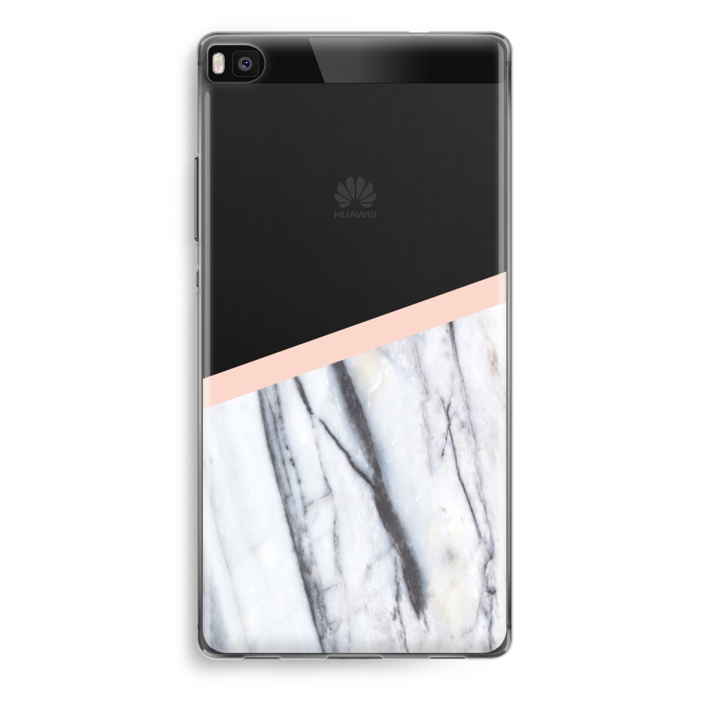 Huawei Ascend P8 Transparant Hoesje Soft A Touch Of Peach huawei kopen in de aanbieding