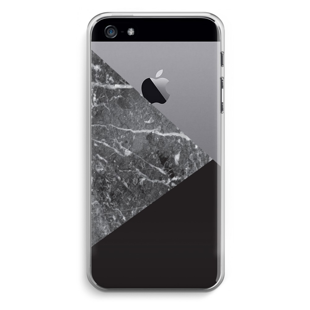 Apple Iphone 5 5S Se Transparant Hoesje Soft Combinatie Marmer apple kopen in de aanbieding Apple Iphone 5 5S Se Transparant Hoesje Soft Combinatie Marmer apple kopen in de aanbieding