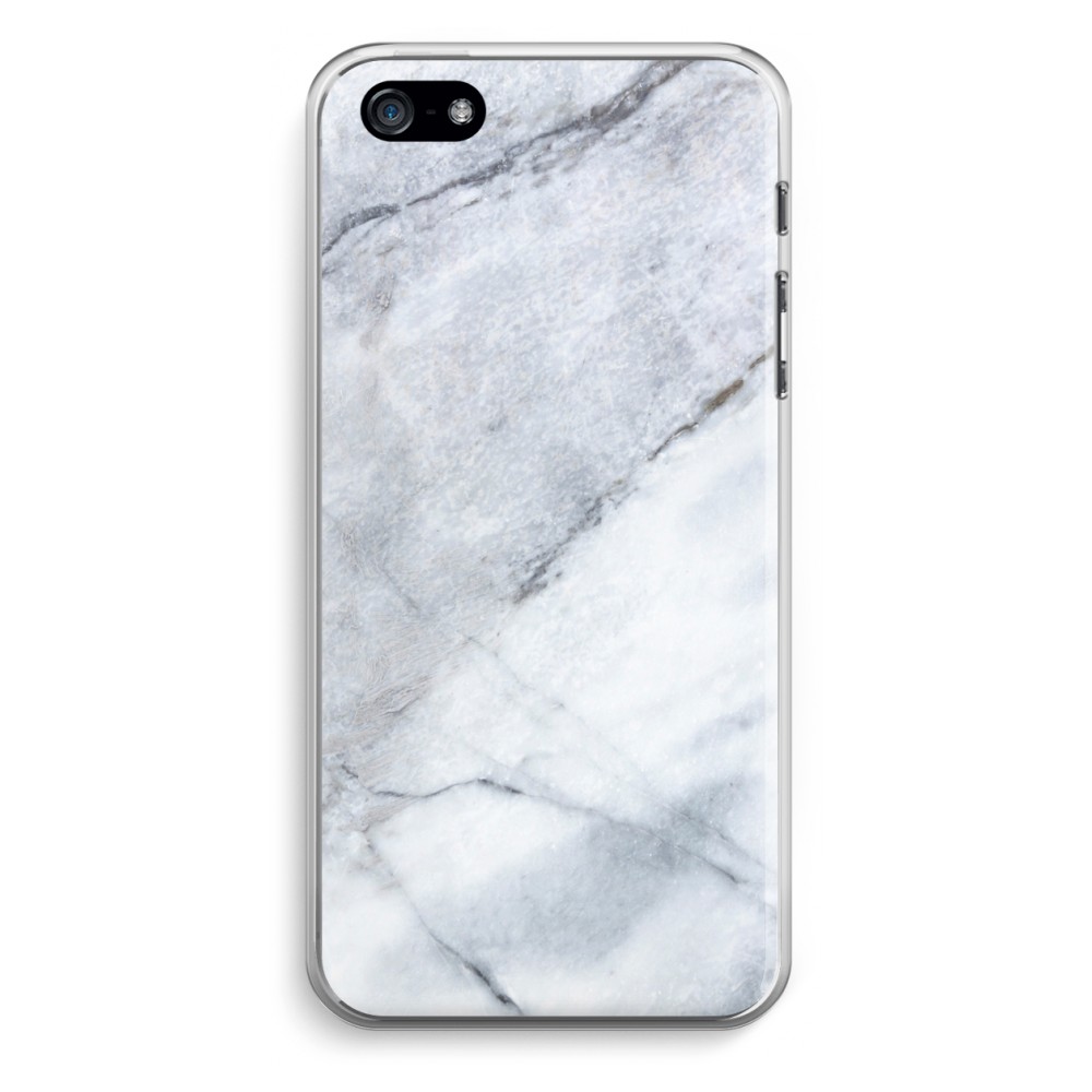Apple Iphone 5 5S Se Transparant Hoesje Soft Witte Marmer apple kopen in de aanbieding Apple Iphone 5 5S Se Transparant Hoesje Soft Witte Marmer apple kopen in de aanbieding