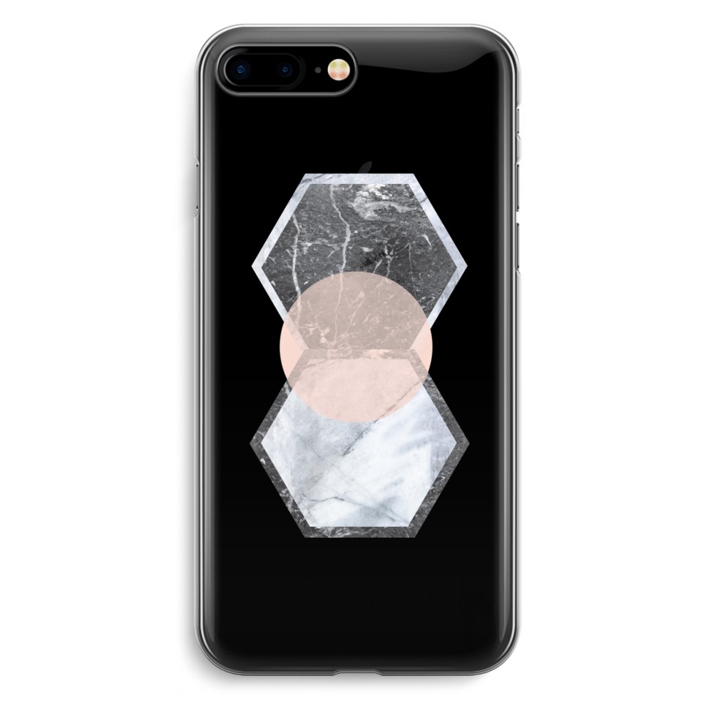 Apple Iphone 7 Plus Transparant Hoesje Soft Creatieve Toets apple kopen in de aanbieding