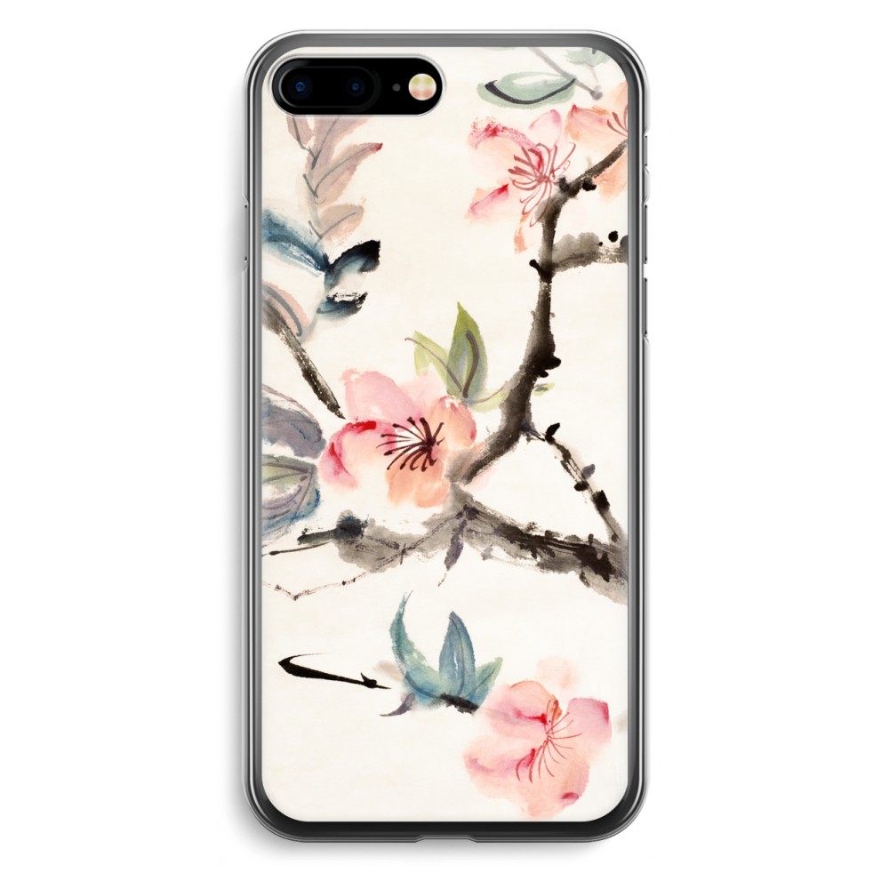 Apple Iphone 7 Plus Transparant Hoesje Soft Japanse Bloemen apple kopen in de aanbieding Apple Iphone 7 Plus Transparant Hoesje Soft Japanse Bloemen apple kopen in de aanbieding