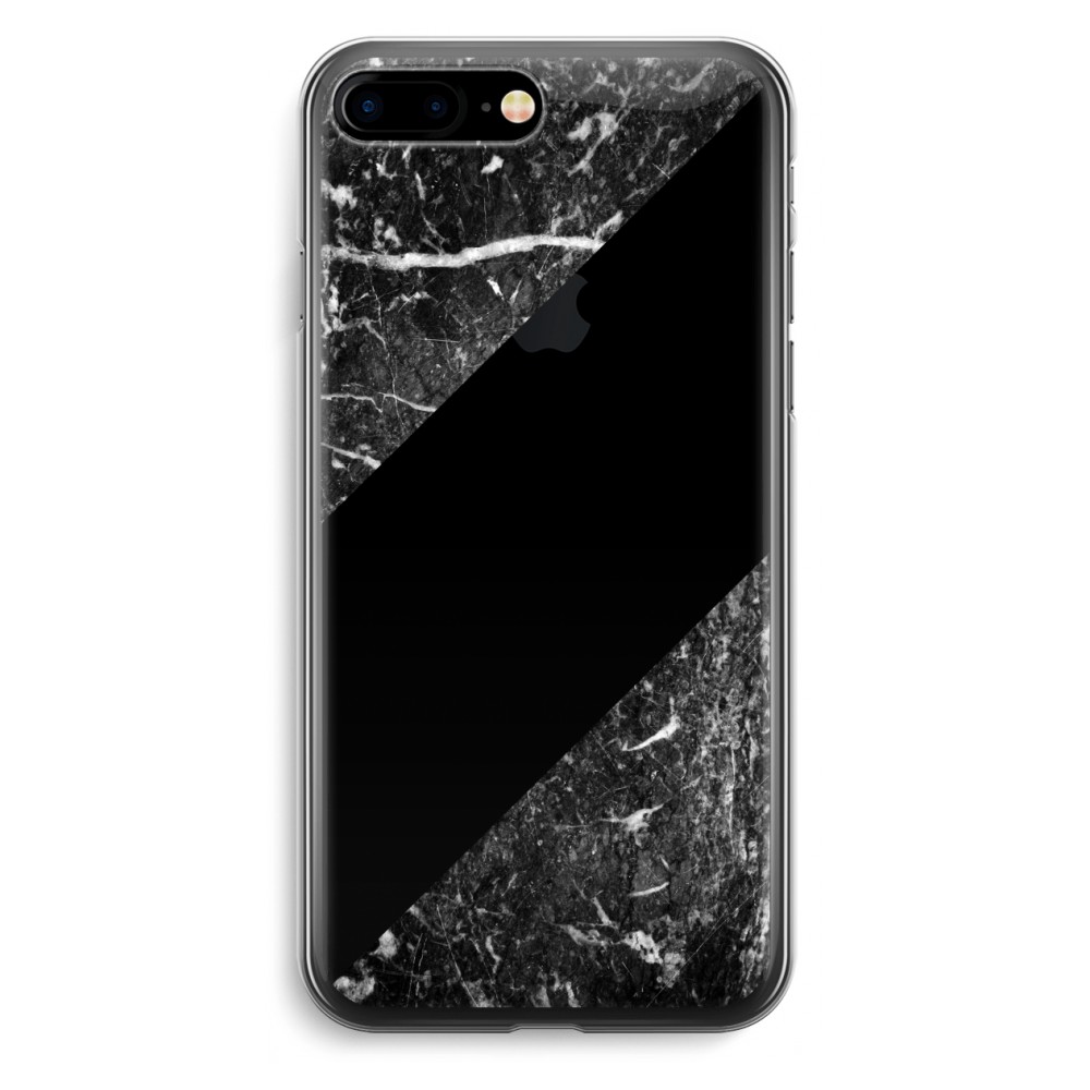 Apple Iphone 7 Plus Transparant Hoesje Soft Zwart Marmer apple kopen in de aanbieding Apple Iphone 7 Plus Transparant Hoesje Soft Zwart Marmer apple kopen in de aanbieding