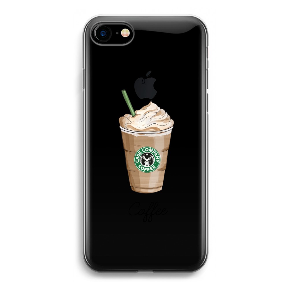 Apple Iphone 7 Transparant Hoesje Soft But First Coffee apple kopen in de aanbieding