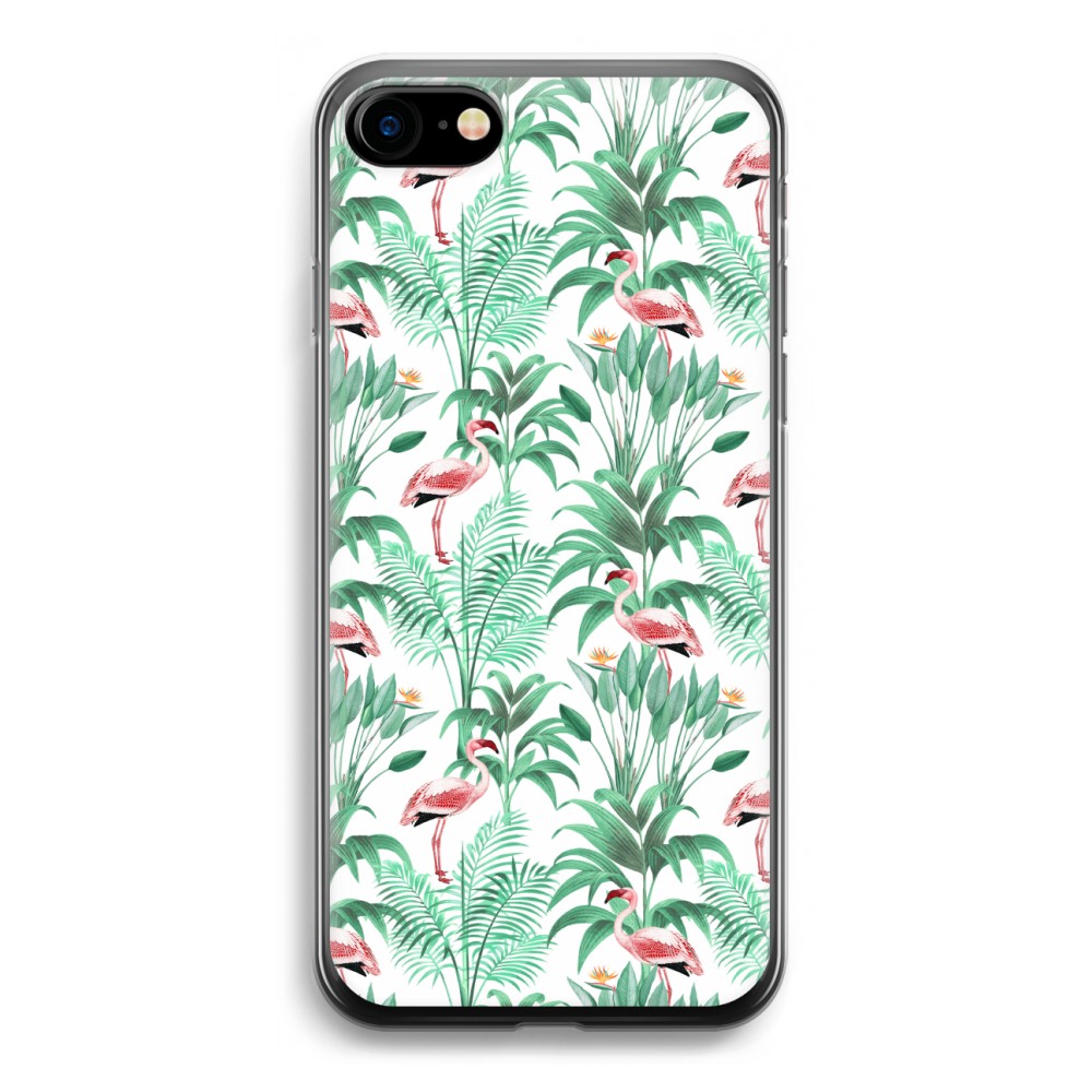 Apple Iphone 7 Transparant Hoesje Soft Flamingo Bladeren apple kopen in de aanbieding Apple Iphone 7 Transparant Hoesje Soft Flamingo Bladeren apple kopen in de aanbieding