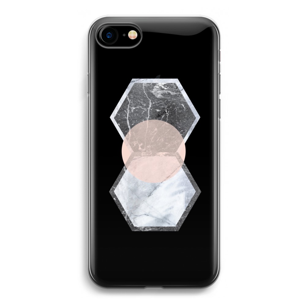 Apple Iphone 7 Transparant Hoesje Soft Creatieve Toets apple kopen in de aanbieding