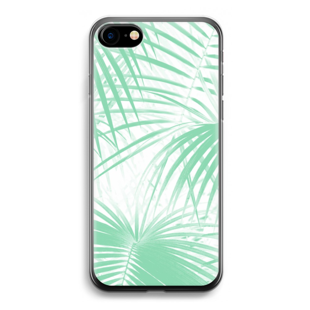 Apple Iphone 7 Transparant Hoesje Soft Palmbladeren apple kopen in de aanbieding Apple Iphone 7 Transparant Hoesje Soft Palmbladeren apple kopen in de aanbieding