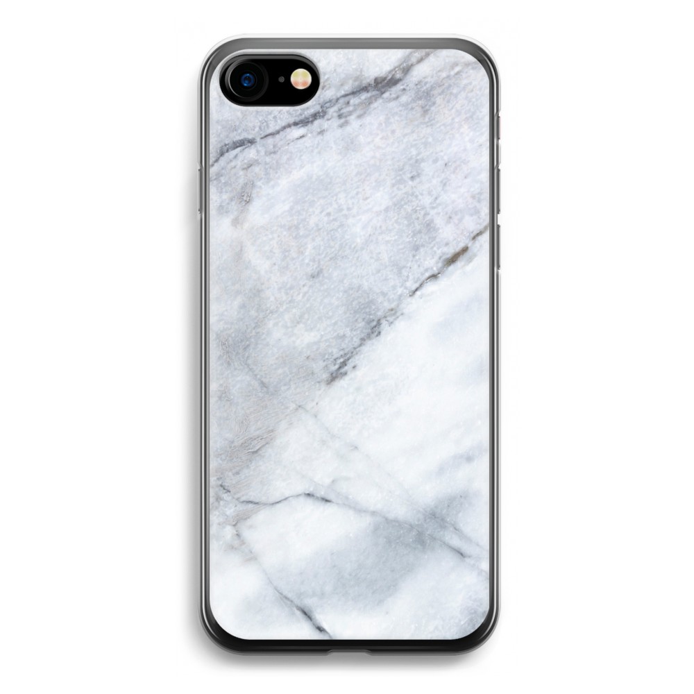 Apple Iphone 7 Transparant Hoesje Soft Witte Marmer apple kopen in de aanbieding Apple Iphone 7 Transparant Hoesje Soft Witte Marmer apple kopen in de aanbieding