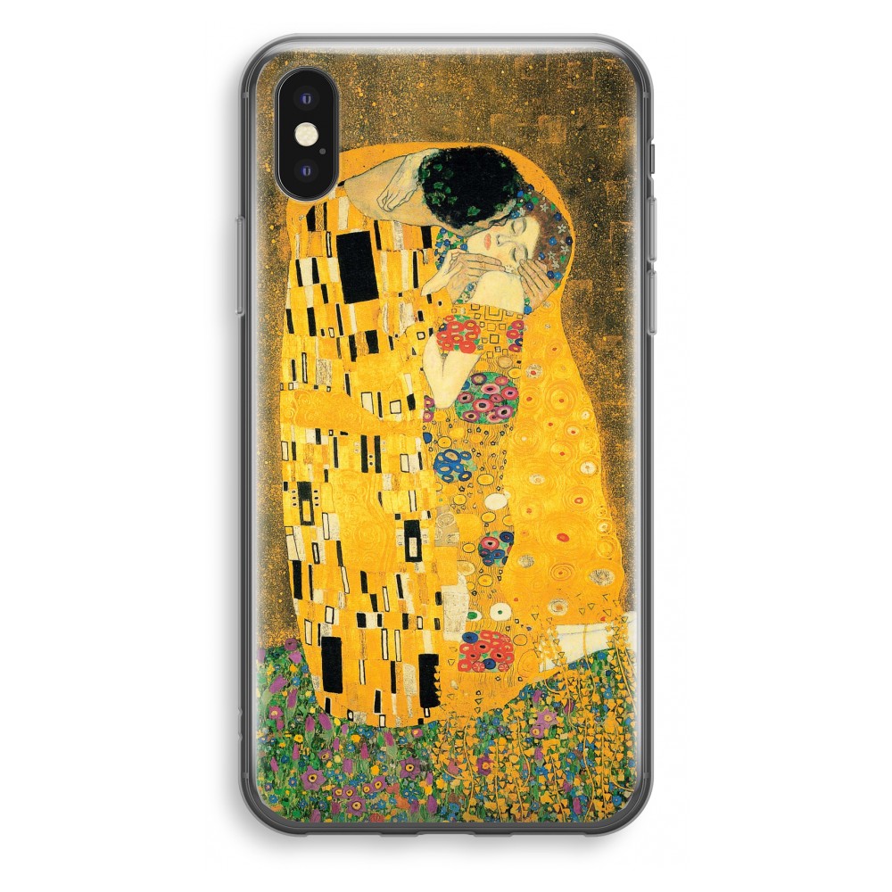 Apple Iphone X Transparant Hoesje Soft Der Kuss apple kopen in de aanbieding