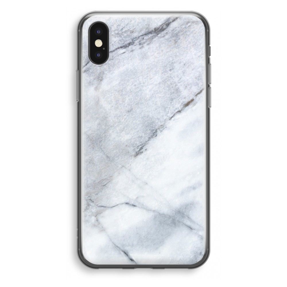 Apple Iphone X Transparant Hoesje Soft Witte Marmer apple kopen in de aanbieding Apple Iphone X Transparant Hoesje Soft Witte Marmer apple kopen in de aanbieding
