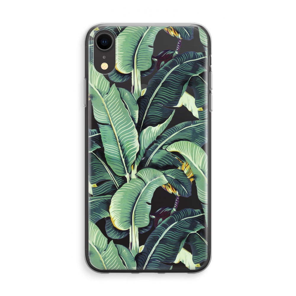 Apple Iphone Xr Transparant Hoesje Soft Bananenbladeren apple kopen in de aanbieding