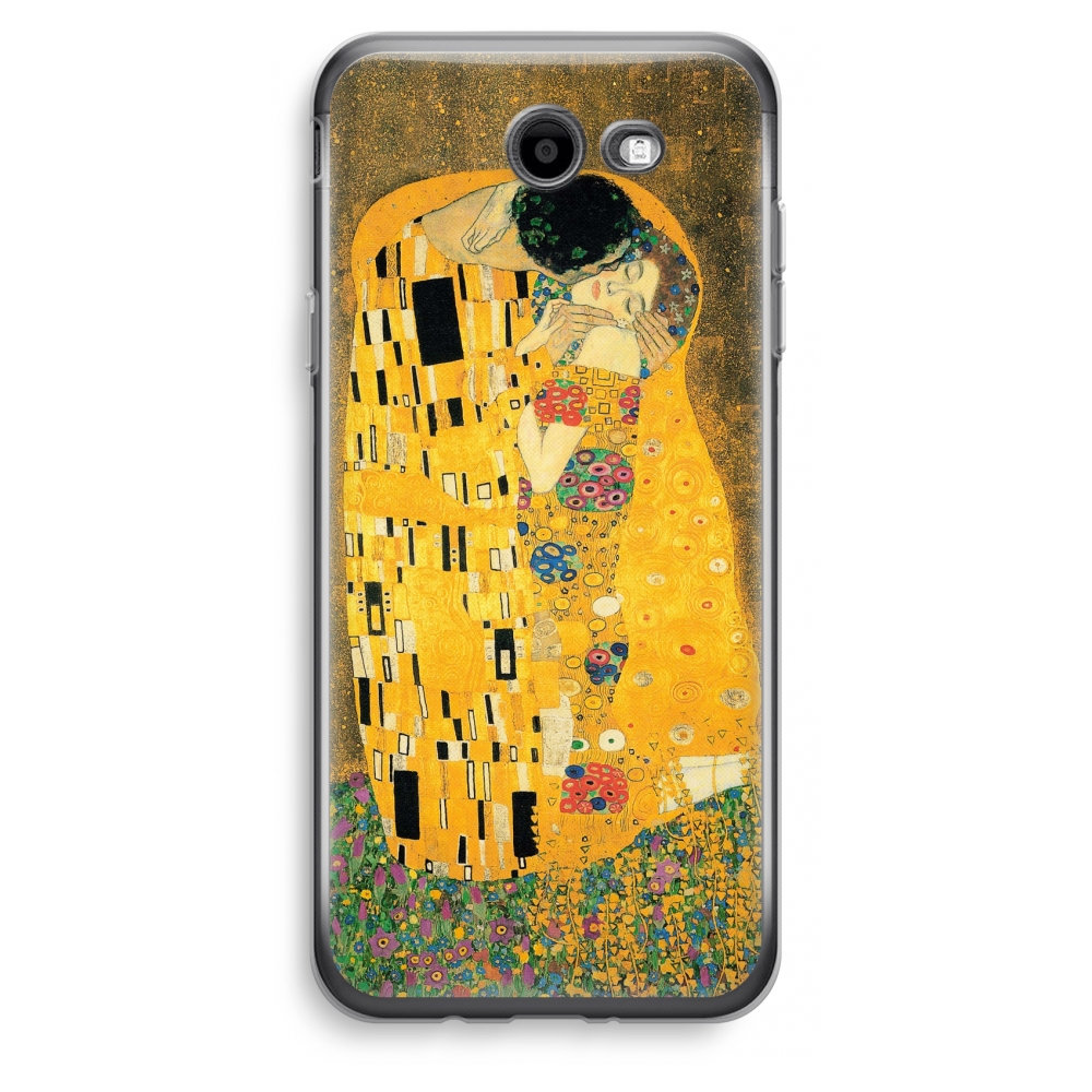 Samsung Galaxy J3 Prime 2017 Transparant Hoesje Soft Der Kuss samsung kopen in de aanbieding