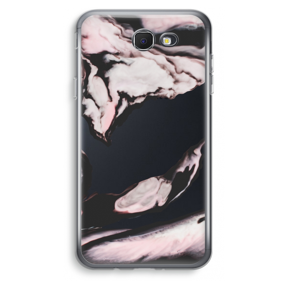 Samsung Galaxy J7 Prime 2017 Transparant Hoesje Soft Roze Stroom samsung kopen in de aanbieding