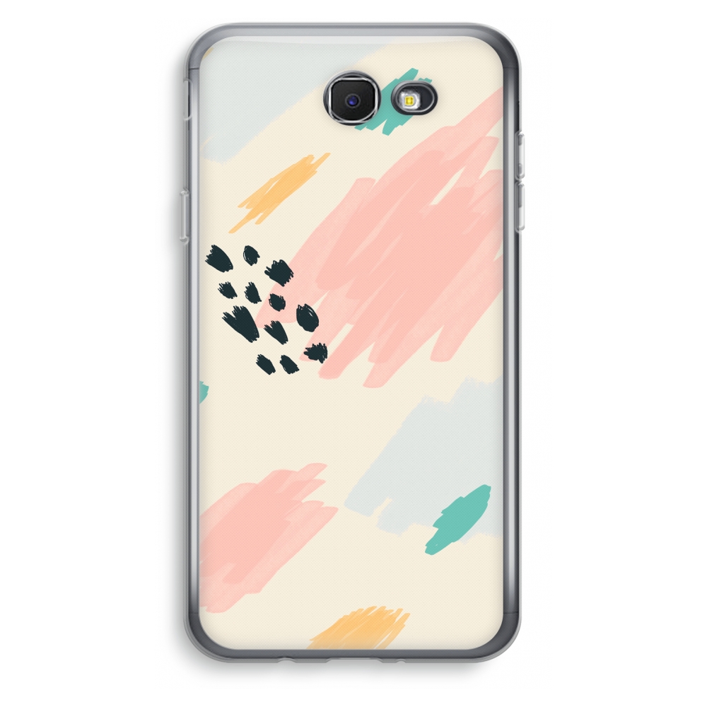 Samsung Galaxy J7 Prime 2017 Transparant Hoesje Soft Sunday Chillings samsung kopen in de aanbieding